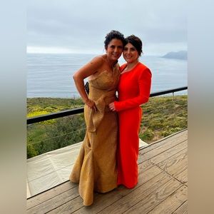 Asymmetric mermaid dress